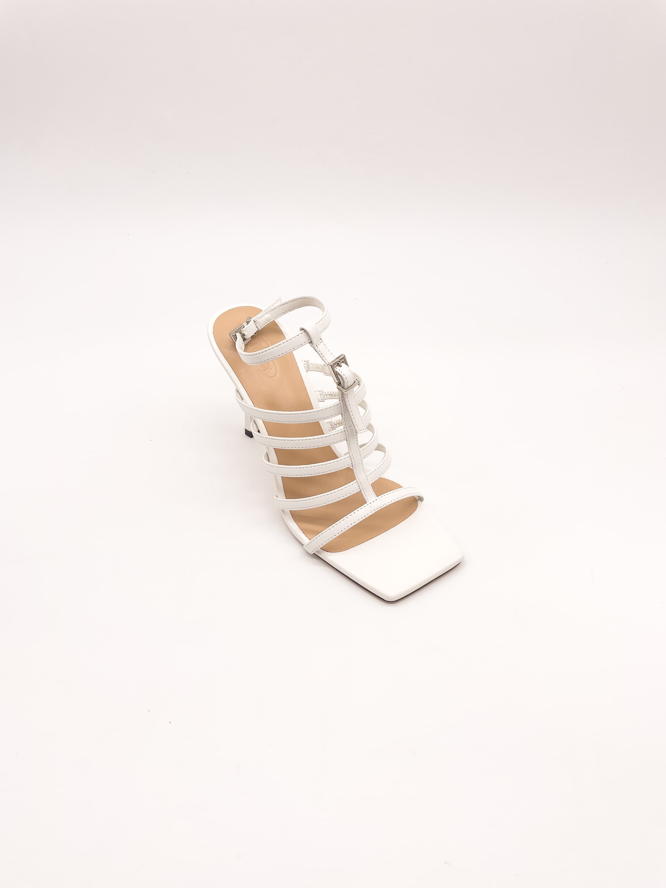 Босоножки жен. "Para" 557L-01-S69 (белый,кожа)