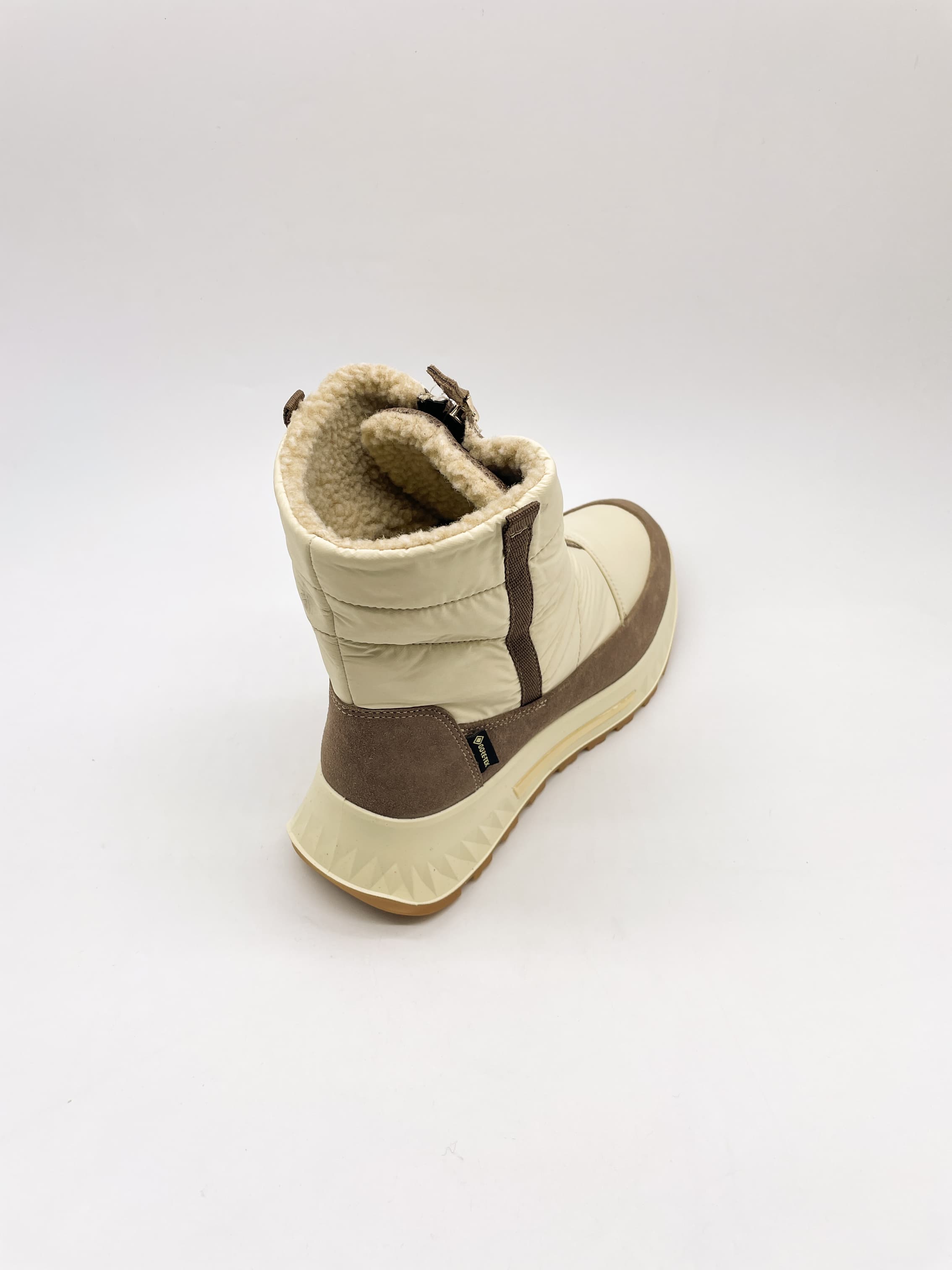 Ботинки жен. "ara" 12-26409-05 (беж.,корич.,текстиль/иск.кожа/н.шерсть)