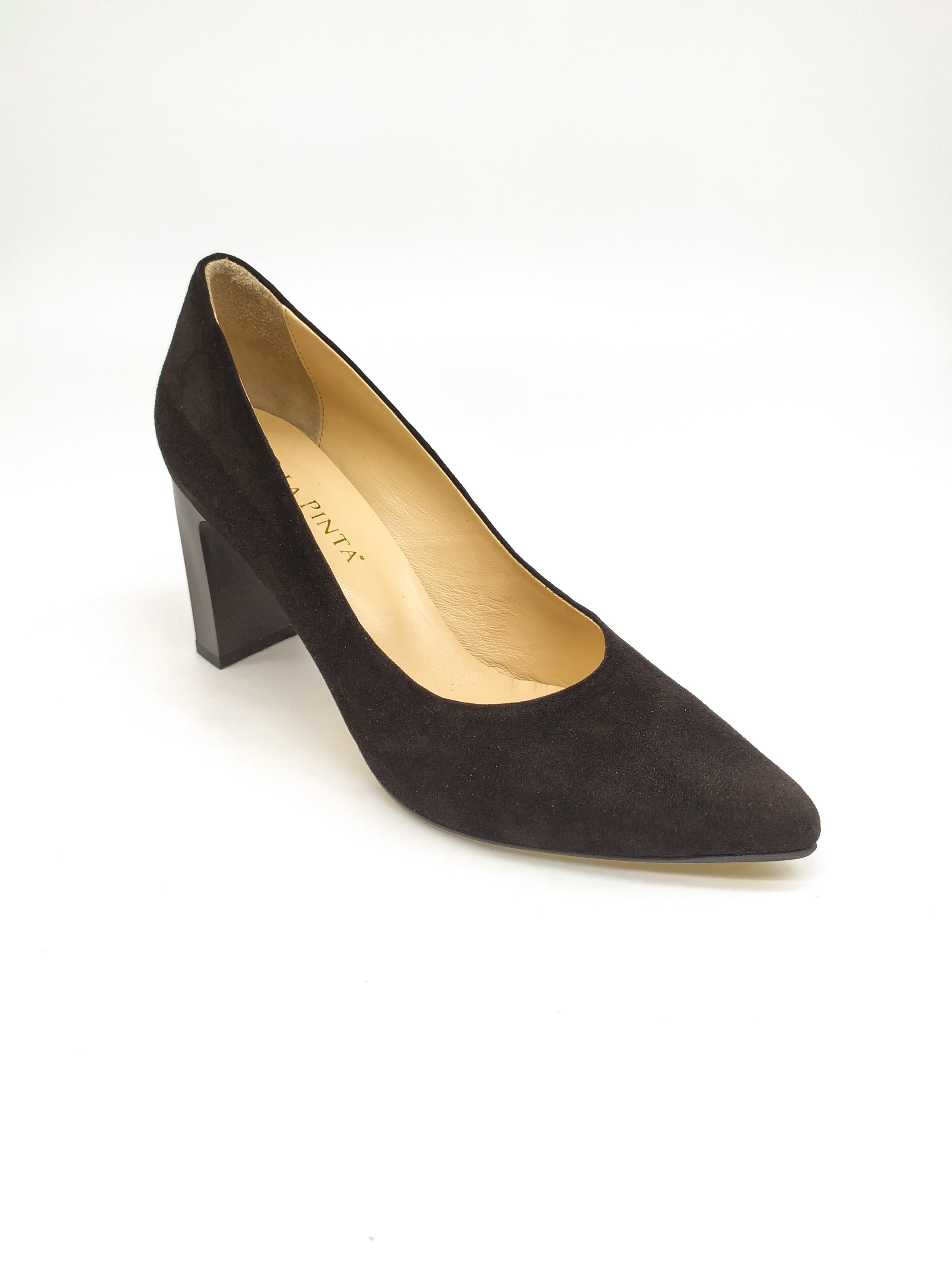 Туфли модельные жен. "La Pinta" 0085-445S (черный,замша)