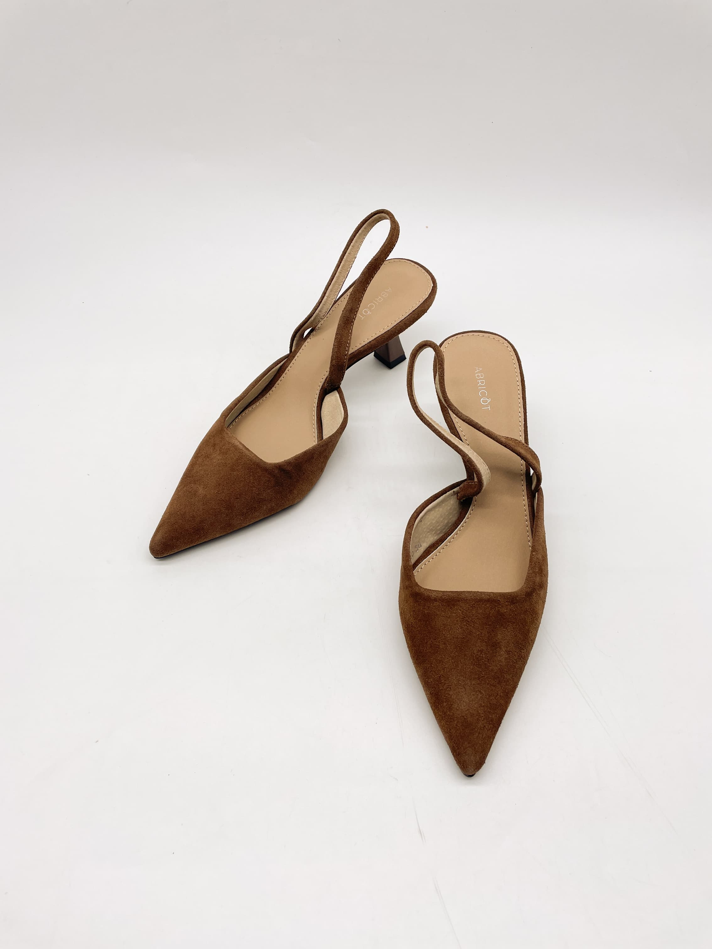Туфли открытые жен."ABRICOT" LN-042V-mokko (корич.,велюр)
