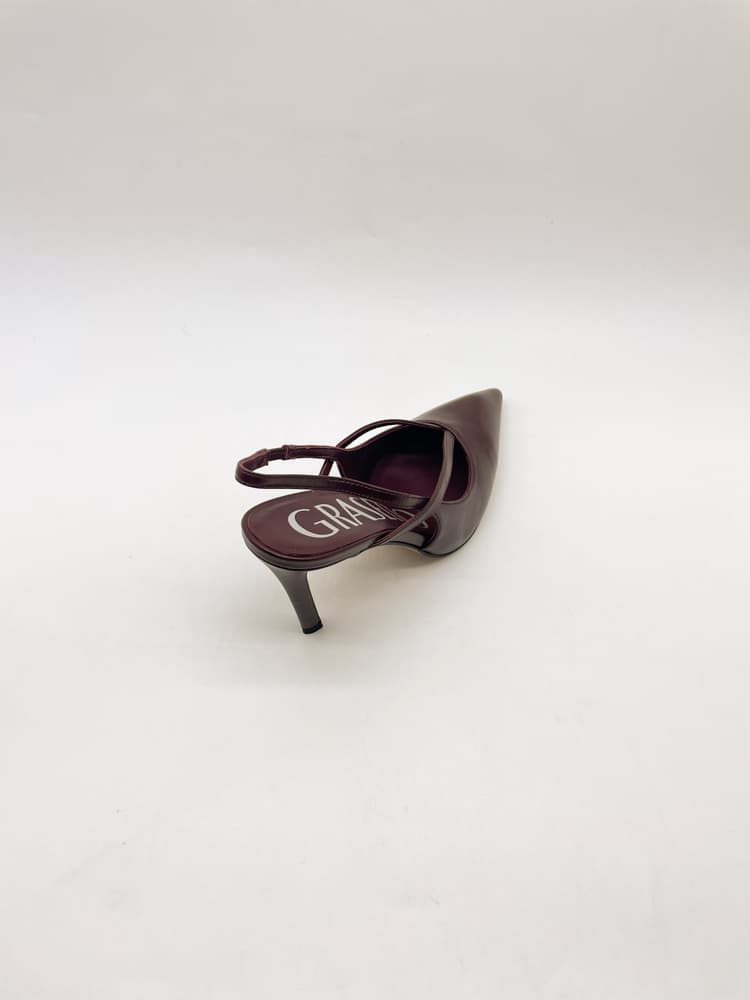 Туфли открытые жен. "Grasetto" GT005649-56/8 (бордовый,кожа)